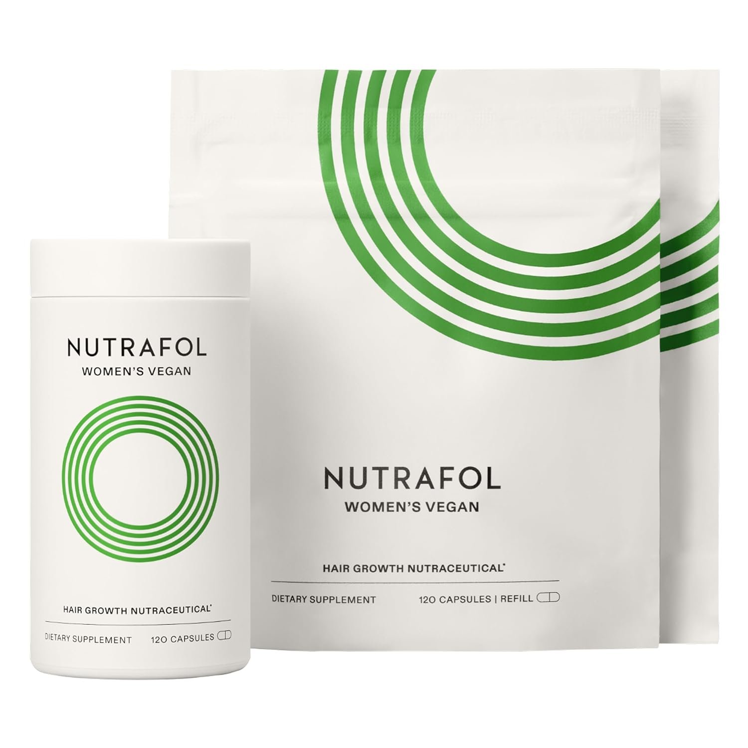 Nutrafol Women’s Hair Growth Supplements, For Women 18-44 Years Old, Clinically Tested for Visibly Thicker, Stronger Hair, 100% Vegan Ingredients, Dermatologist Recommended – 3 Month Supply